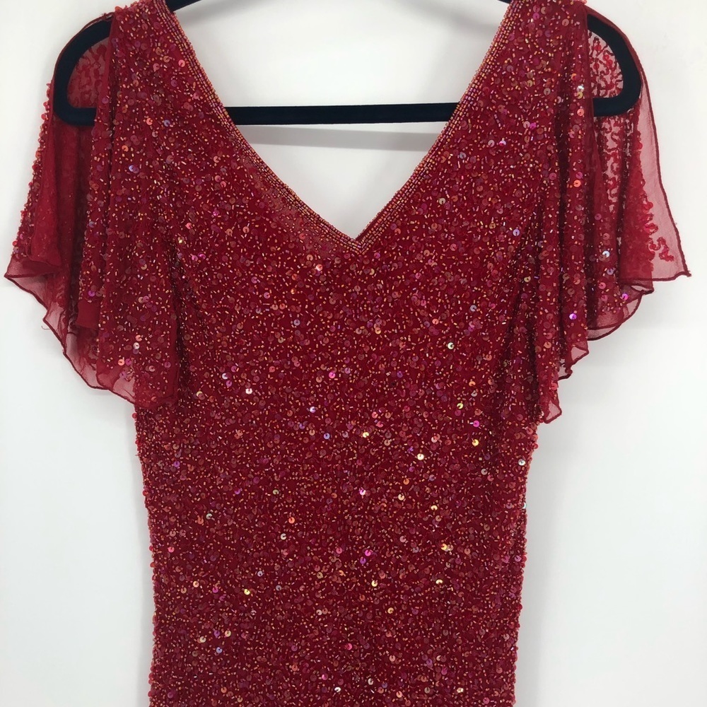 Red Sequined/beaded